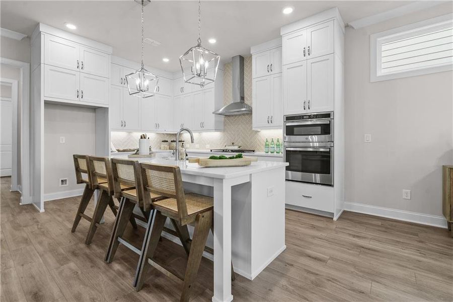 Furnished interior view inside a new home in Promenade at Sawnee Village, Cumming (Image 5). Furnished interior view inside a new home in Promenade at Sawnee Village, Cumming (Image 5).