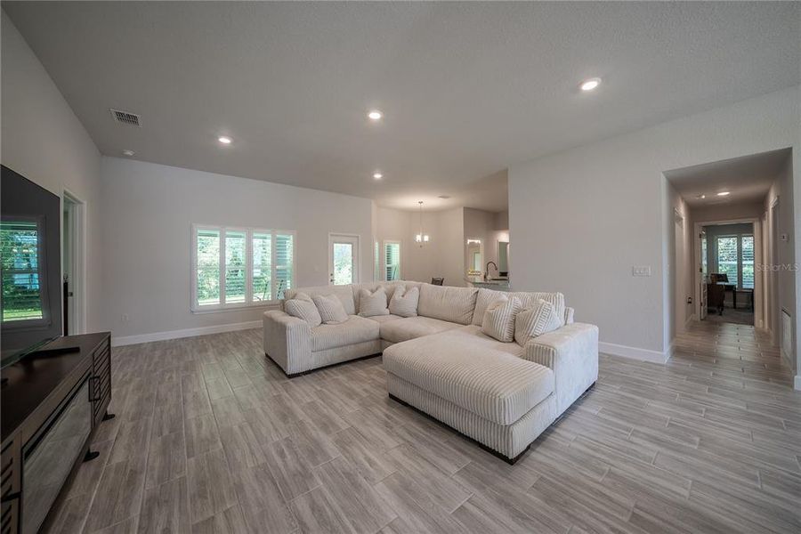 Furnished interior view inside a new home in Juliette Falls, Dunnellon (Image 48). Furnished interior view inside a new home in Juliette Falls, Dunnellon (Image 48).