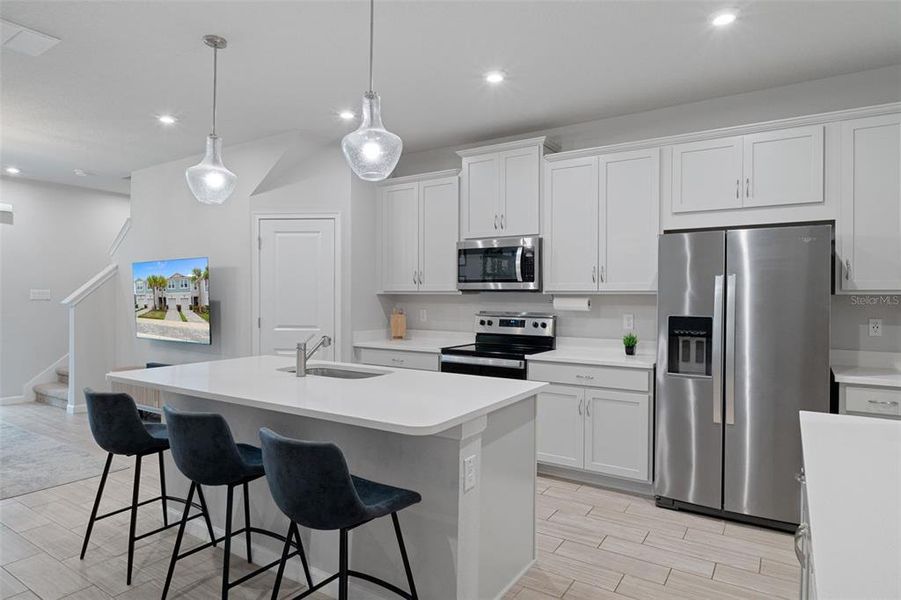 Furnished interior view inside a new home in , Wesley Chapel (Image 37).