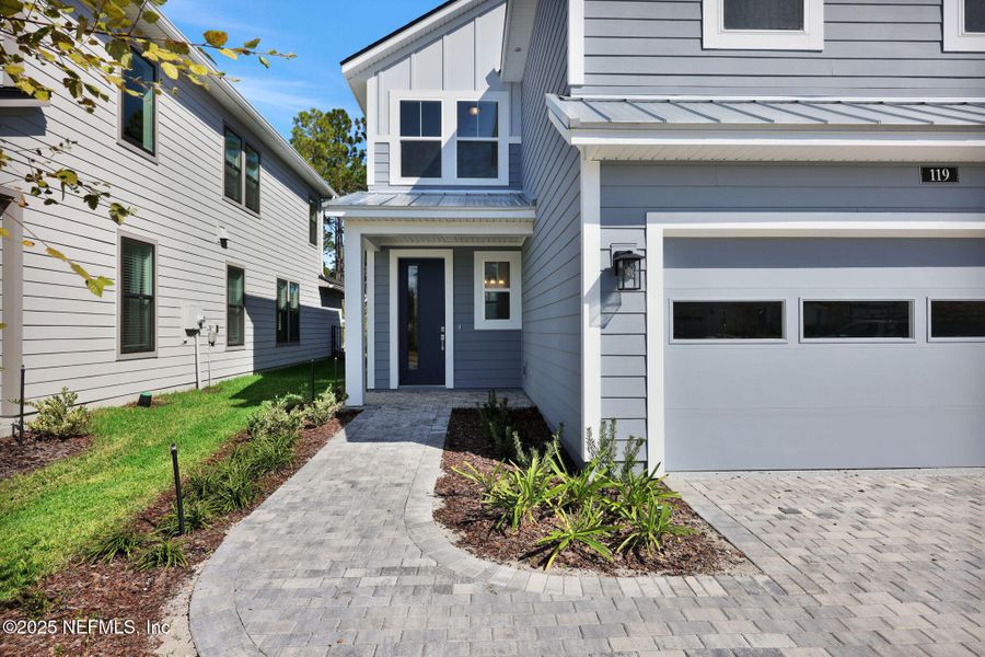 Exterior details and patio area of a home in Crosswinds at Nocatee, Nocatee (Image 33). Exterior details and patio area of a home in Crosswinds at Nocatee, Nocatee (Image 33).