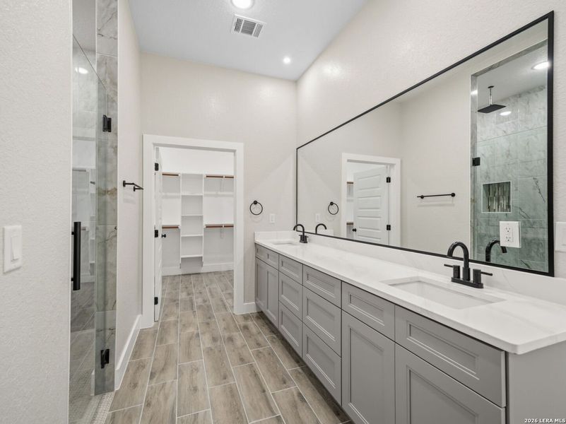 Furnished interior view inside a new home in , Lytle (Image 8).