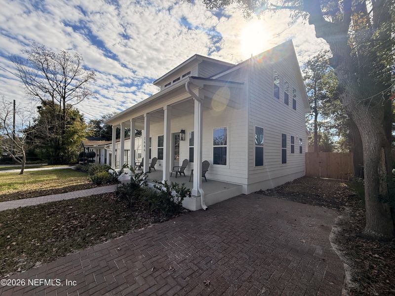 Exterior details and patio area of a home in , Jacksonville (Image 24). Exterior details and patio area of a home in , Jacksonville (Image 24).