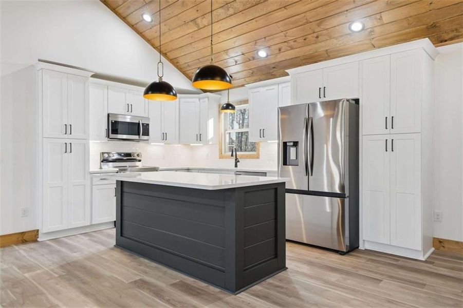 Furnished interior view inside a new home in , Ellijay (Image 14).