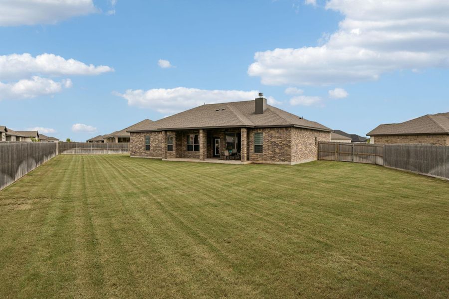 It's becoming harder to find newer homes with this much usable outdoor space. Here, the backyard feels like an extension of the home itself, offering flexibility for whatever comes next.