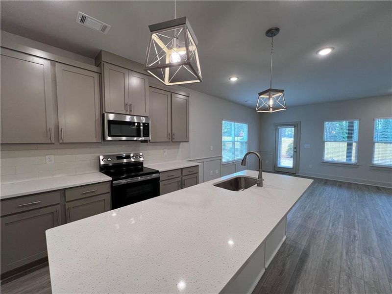 Furnished interior view inside a new home in , Norcross (Image 6).