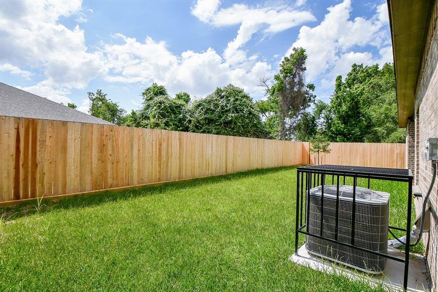 Exterior details and patio area of a home in , Houston (Image 21).