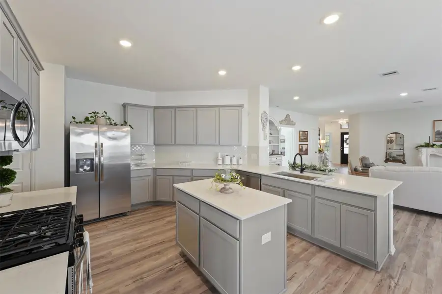 Furnished interior view inside a new home in Sterling Point at Baytown Crossings: Wildflower II Collection, Baytown (Image 11).