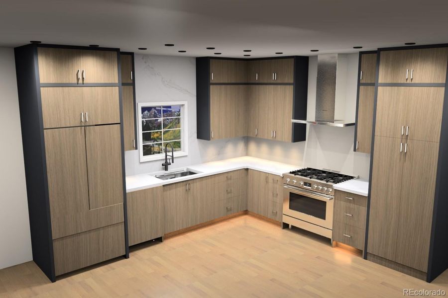 Furnished interior view inside a new home in , Colorado Springs (Image 10). Furnished interior view inside a new home in , Colorado Springs (Image 10).