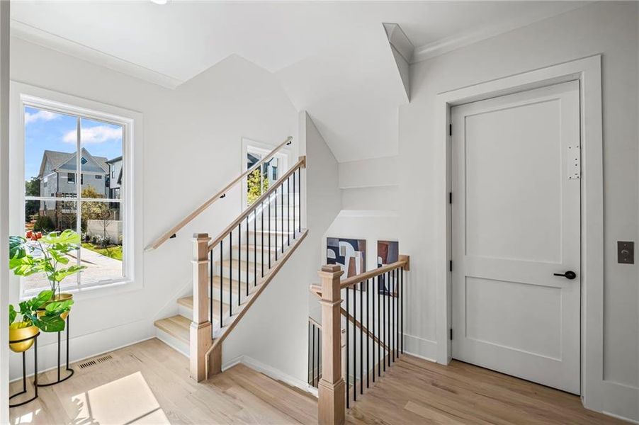 Furnished interior view inside a new home in , Alpharetta (Image 26).