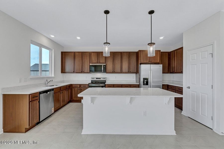 Furnished interior view inside a new home in Panther Creek, Jacksonville (Image 8).