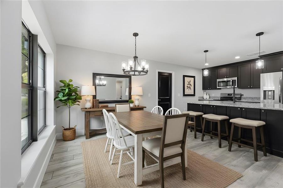 Furnished interior view inside a new home in , Auburndale (Image 14).