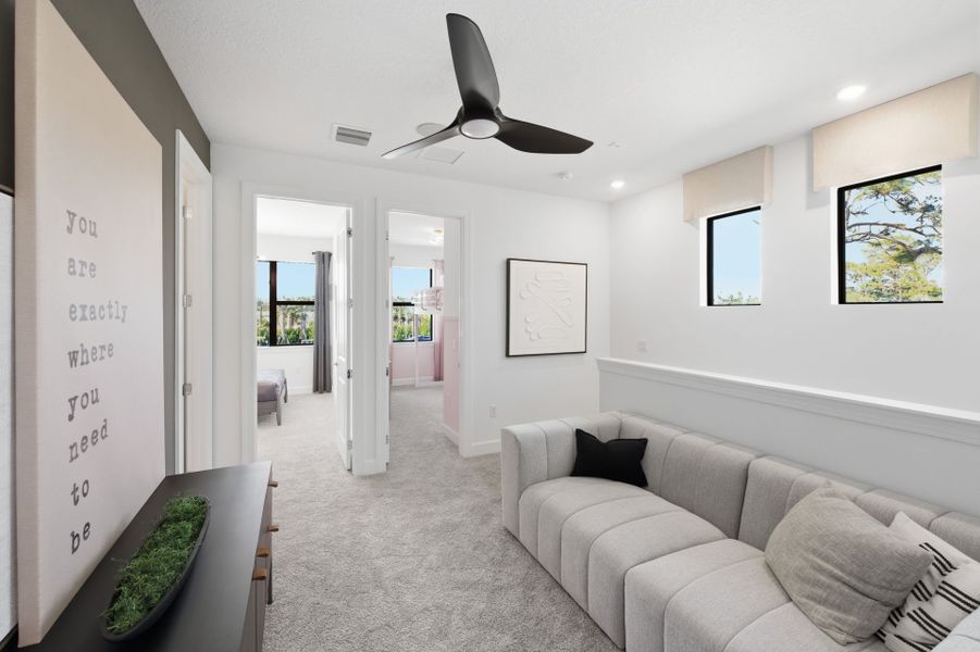 Representative furnished interior of a home built from the Nautical by Pulte Homes in Everton, Lantana (Image 18). Representative furnished interior of a home built from the Nautical by Pulte Homes in Everton, Lantana (Image 18).