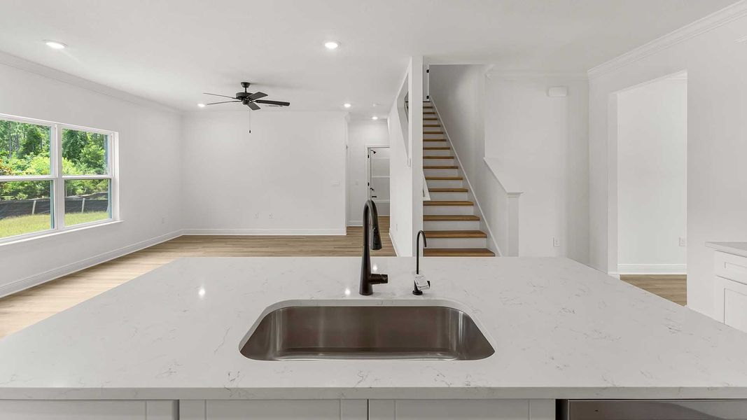 Furnished interior view inside a new home in Nellie Preserve, Santa Rosa Beach (Image 8).