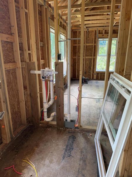 In-progress construction of a new home in , Huger, SC (Image 5).