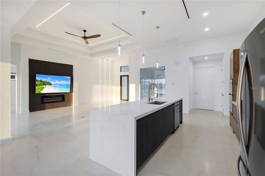 Furnished interior view inside a new home in , Port Charlotte (Image 3). Furnished interior view inside a new home in , Port Charlotte (Image 3).