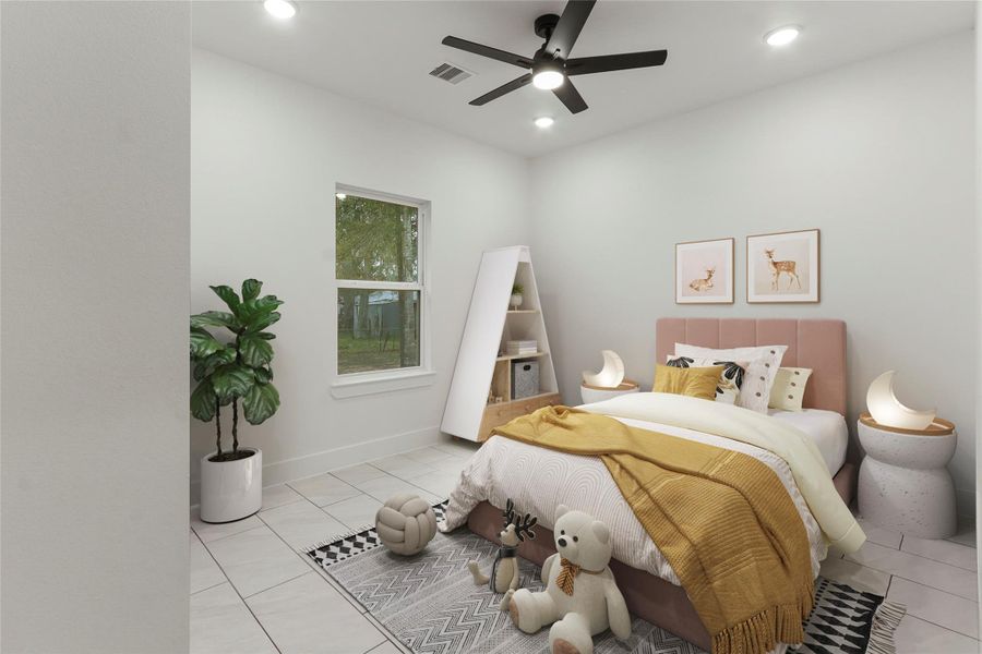 Furnished interior view inside a new home in , Prairie View (Image 11).