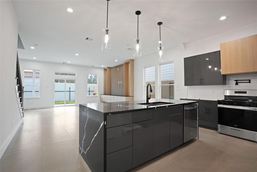 Furnished interior view inside a new home in , Houston (Image 8).