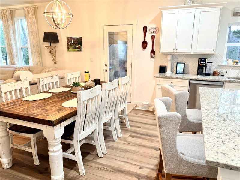 Furnished interior view inside a new home in , Toccoa (Image 17).
