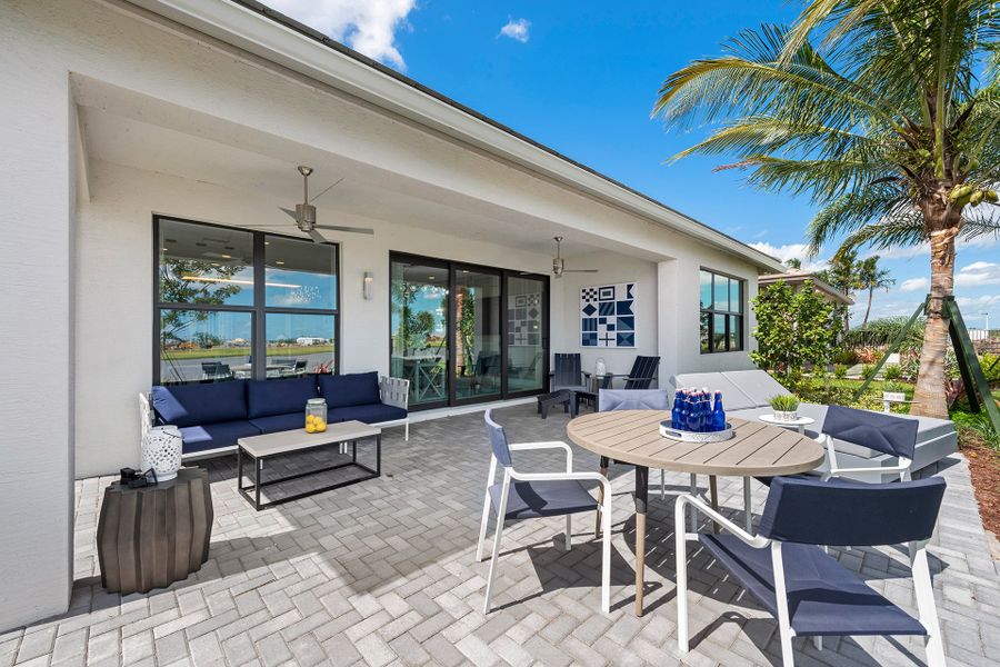Representative exterior details of a home built from the Abaco by GL Homes in Valencia Parc at Riverland, Port St. Lucie (Image 25).