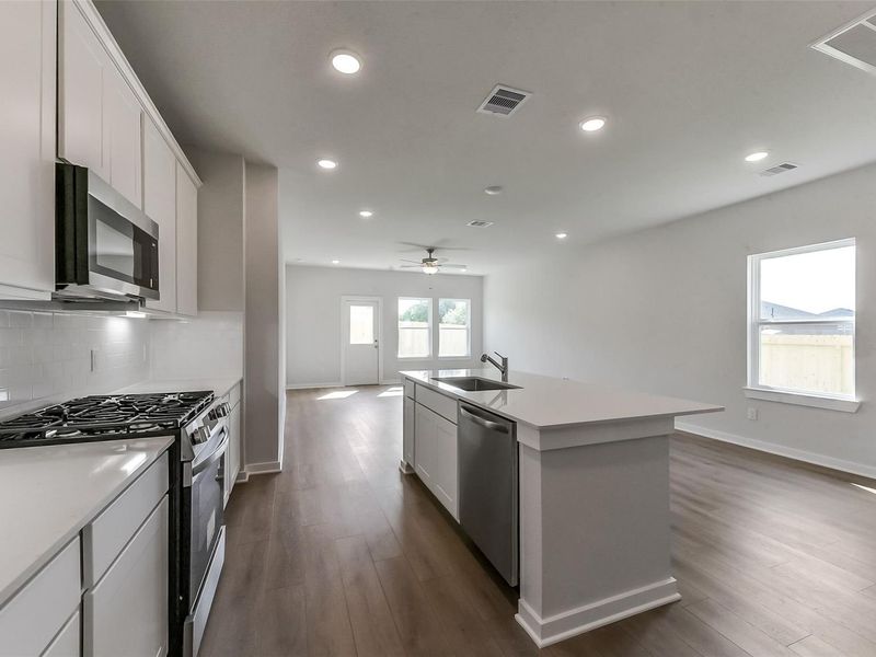 Furnished interior view inside a new home in The Villages at WestPointe, Dayton (Image 10).