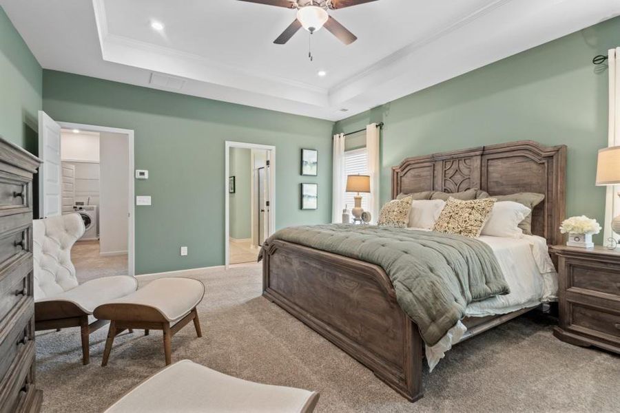 Furnished interior view inside a new home in The Stiles, Cartersville (Image 32).