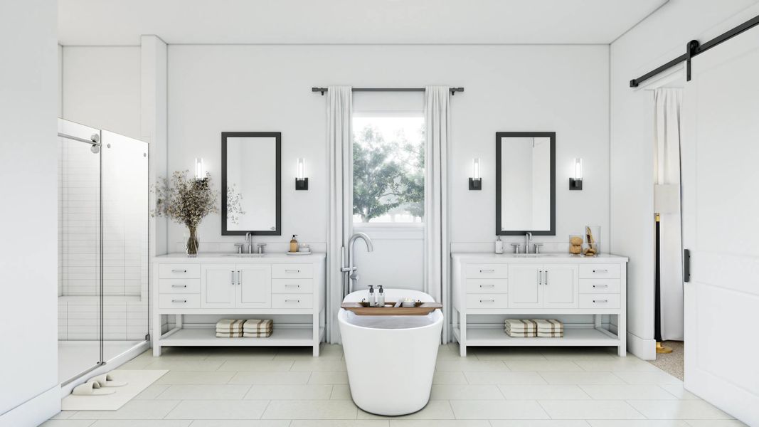 Primary Bath with Freestanding Tub Primary Bath with Freestanding Tub