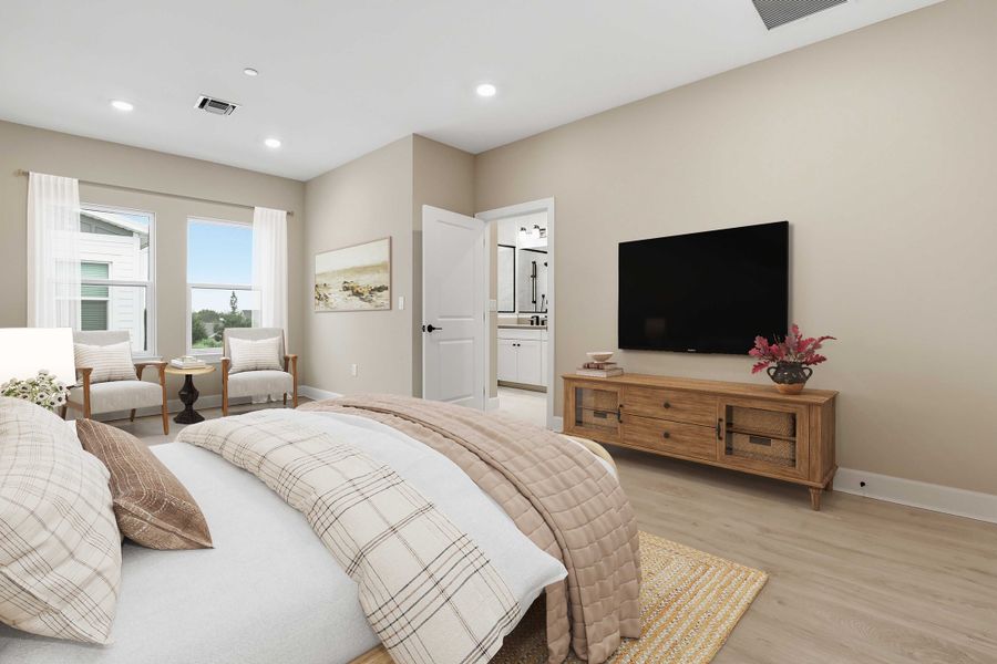 Furnished interior view inside a new home in Seahaven, Punta Gorda (Image 12).