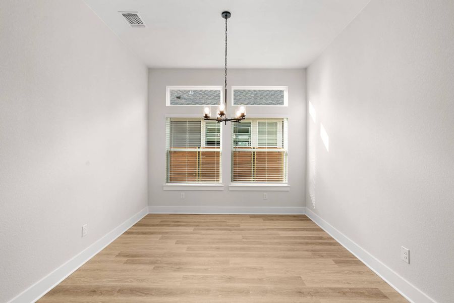 Representative unfurnished interior of a home built from the Cornell – 60′ Lot by Chesmar Homes in Lakes of Cane Island, Katy (Image 9).