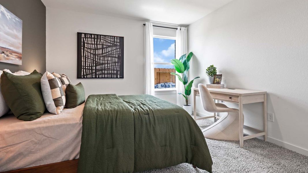 Furnished interior view inside a new home in Evergreen, Rosenberg (Image 21).
