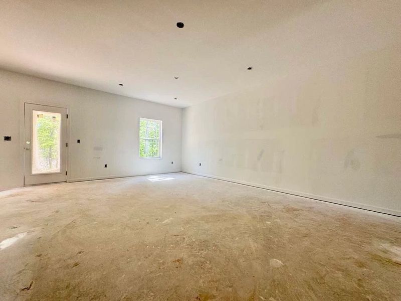 Family Room Construction Progress