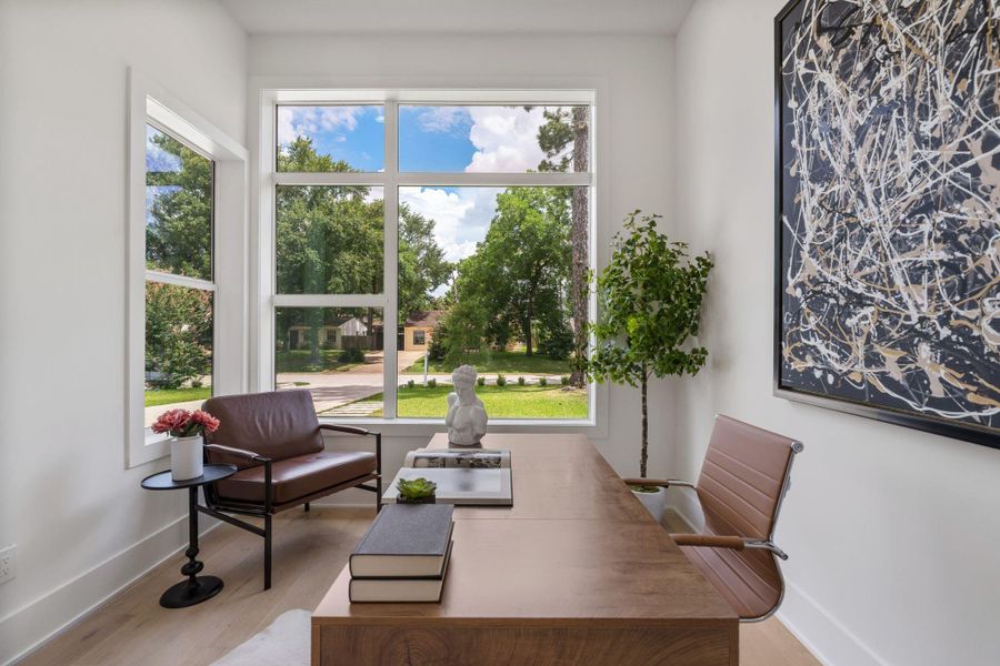 Furnished interior view inside a new home in , Houston (Image 16).