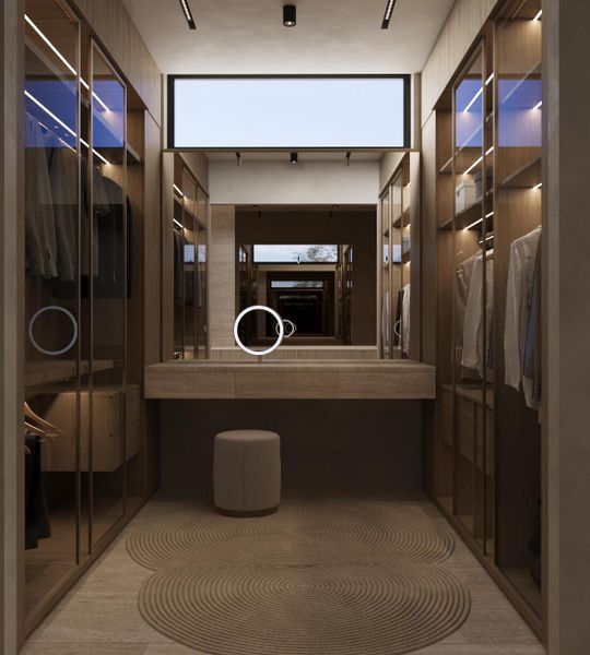 Furnished interior view inside a new home in , Boca Raton (Image 9).