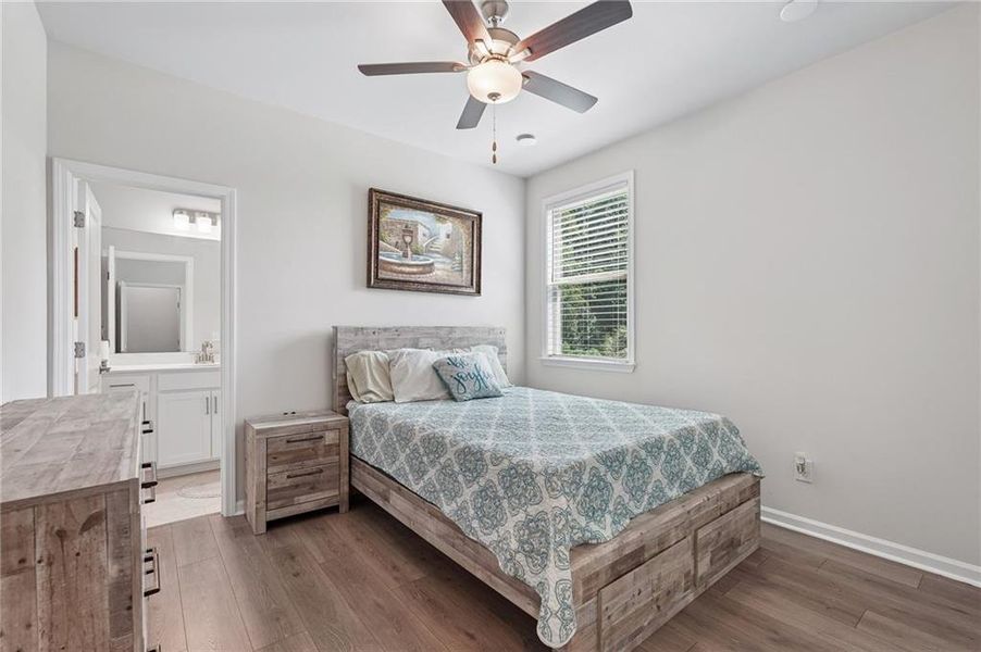Furnished interior view inside a new home in Haley Station, Canton (Image 14).