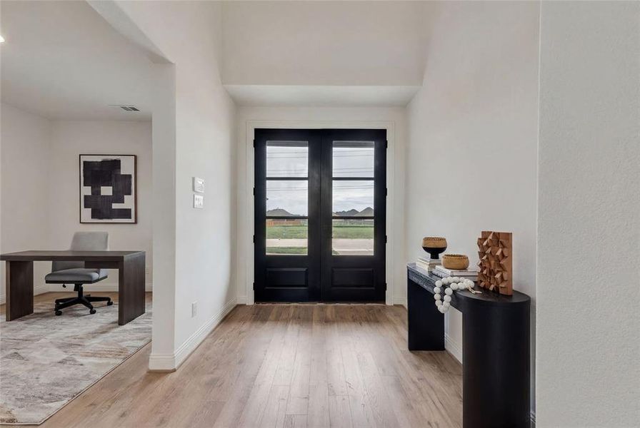 Furnished interior view inside a new home in Cedar Ridge Estates, Grand Prairie (Image 13).