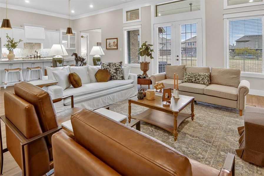 Furnished interior view inside a new home in , Burleson (Image 12).