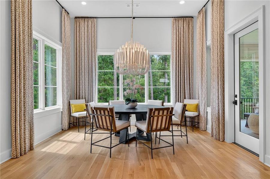 Furnished interior view inside a new home in , Alpharetta (Image 42). Furnished interior view inside a new home in , Alpharetta (Image 42).