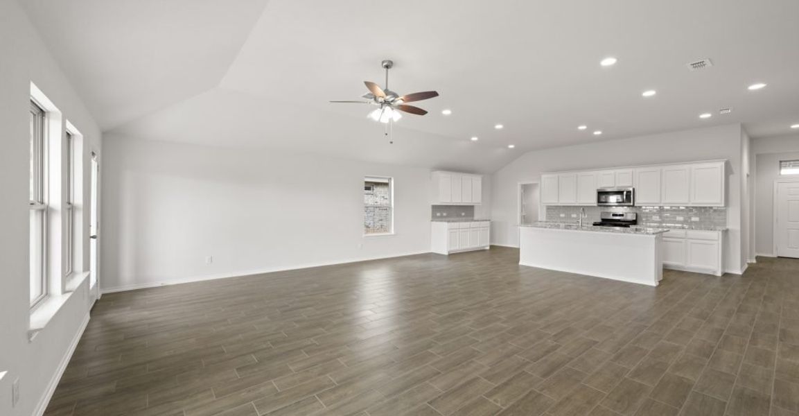 Representative exterior photo of a completed home built from the Lincoln by Impression Homes in Baker Farms, Cleburne, TX (Image 12).