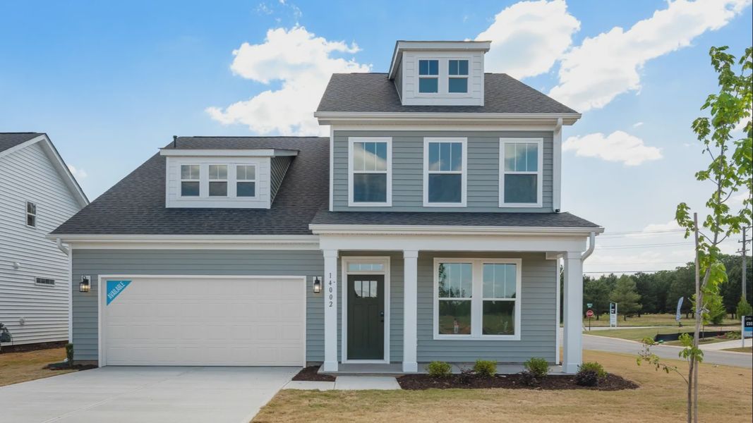 Representative exterior photo of a completed home built from the Augusta by DRB Homes in Fox Hollow, Spartanburg, SC (Image 18).