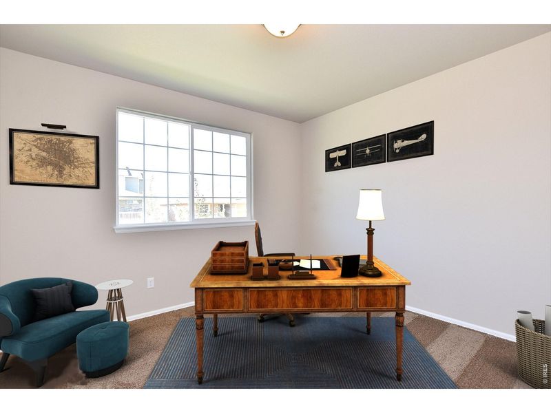 Furnished interior view inside a new home in , Johnstown (Image 12).