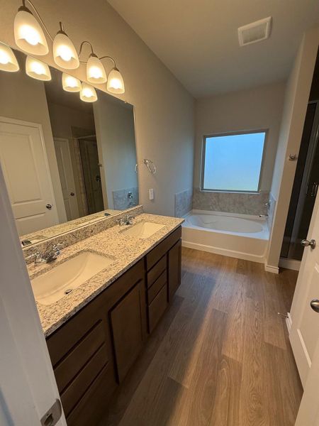 Furnished interior view inside a new home in Southern Pointe, College Station (Image 4).