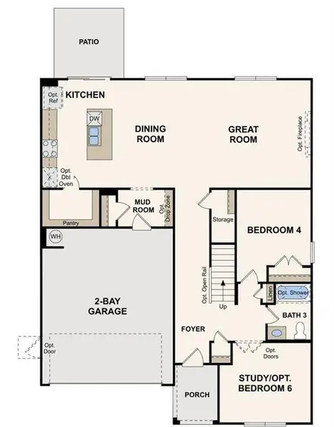 2D floor plan layout of this home in Belleview Manor, Fairburn, GA (Image 3). 2D floor plan layout of this home in Belleview Manor, Fairburn, GA (Image 3).
