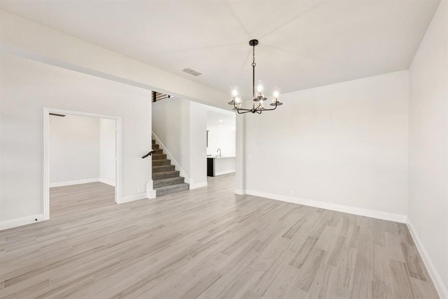 Spacious, unfurnished interior of a new home in Villages of Walnut Grove, Midlothian (Image 30).