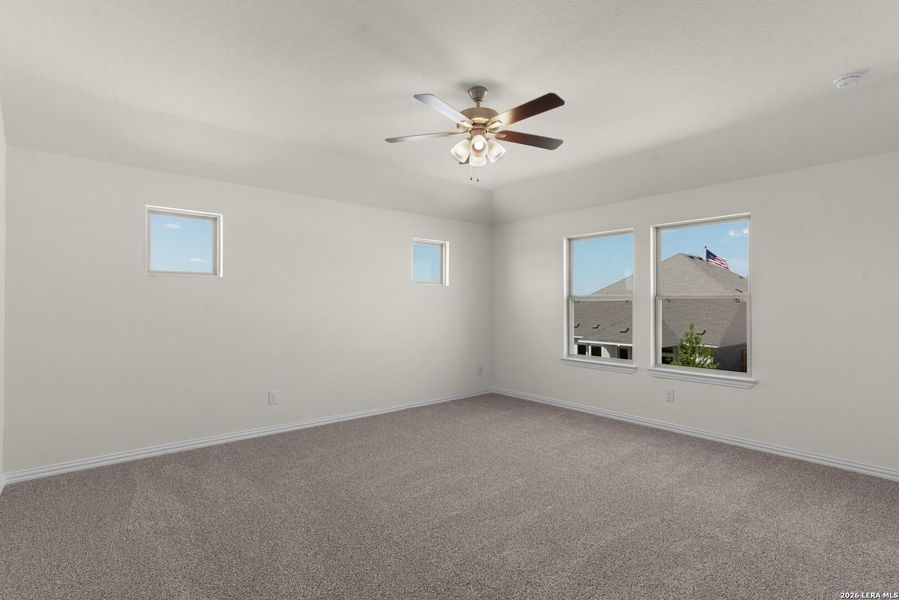 Spacious, unfurnished interior of a new home in Stream Waters, Seguin (Image 25). Spacious, unfurnished interior of a new home in Stream Waters, Seguin (Image 25).