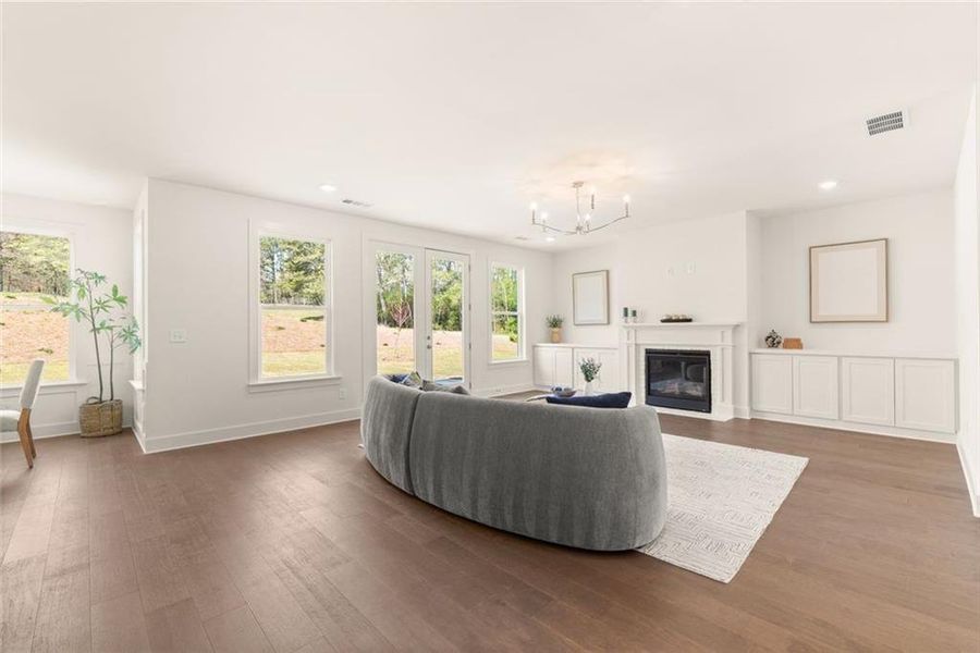 Furnished interior view inside a new home in , Gainesville (Image 64).