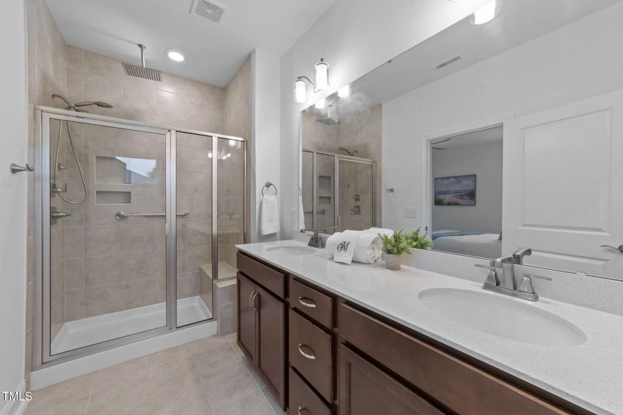 Primary Bathroom and Shower