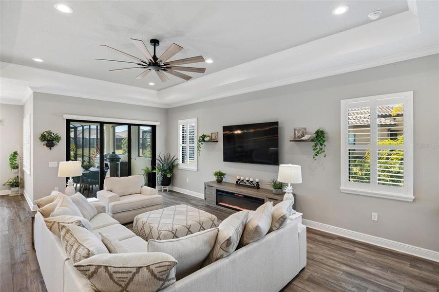 Furnished interior view inside a new home in , Venice (Image 49). Furnished interior view inside a new home in , Venice (Image 49).