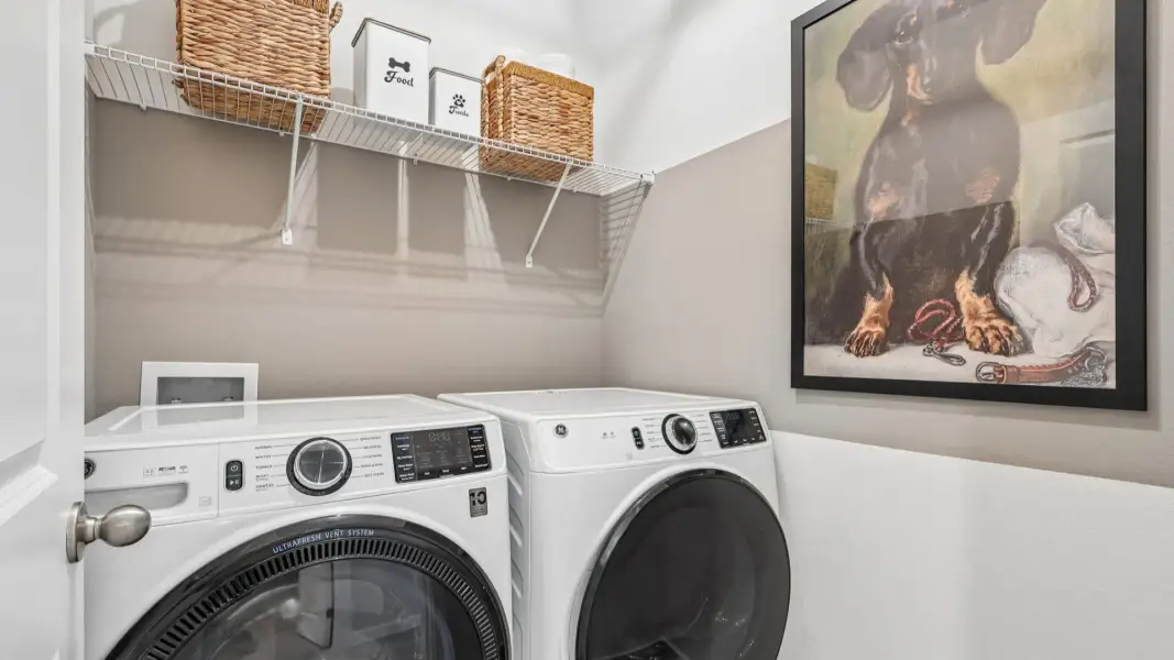 Flagler Floor Plan Laundry Room by DRB Homes in Willowbrook North New Homes in Winter Haven Florida