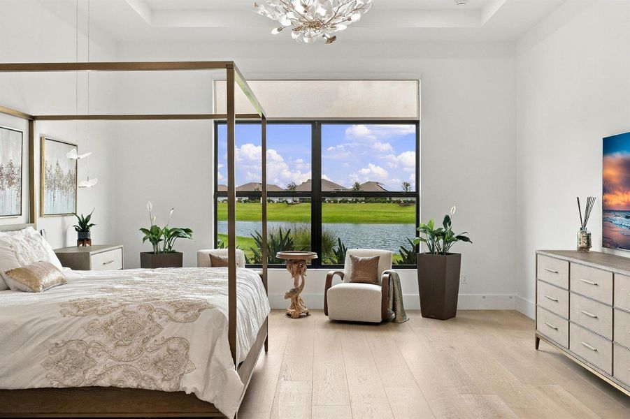 Primary Suite with Lake Views Primary Suite with Lake Views