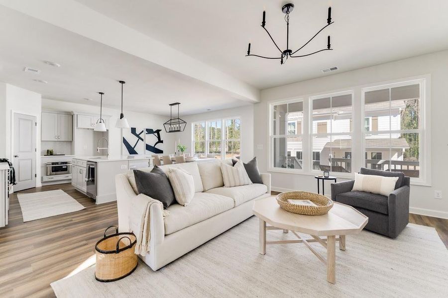 Furnished interior view inside a new home in Parkside, Clarkston (Image 10).