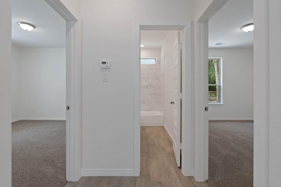 View of Second Bedroom, Second Bathroom and Third Bedroom View of Second Bedroom, Second Bathroom and Third Bedroom